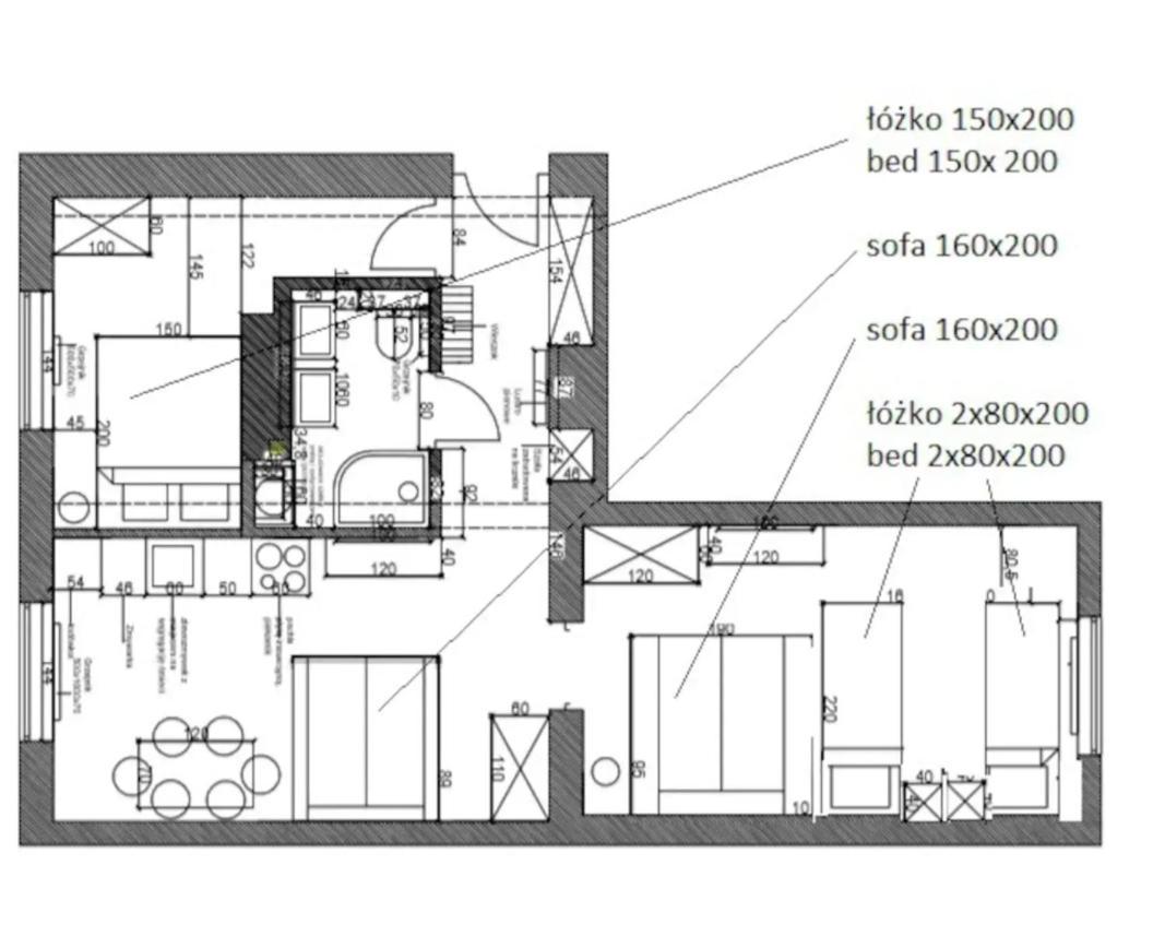 Family Luxury Comfort Old Town Apartament, 1-8, 2 Sypialnie I Salon, Parking W Cenie Apartment Gdansk Exterior photo